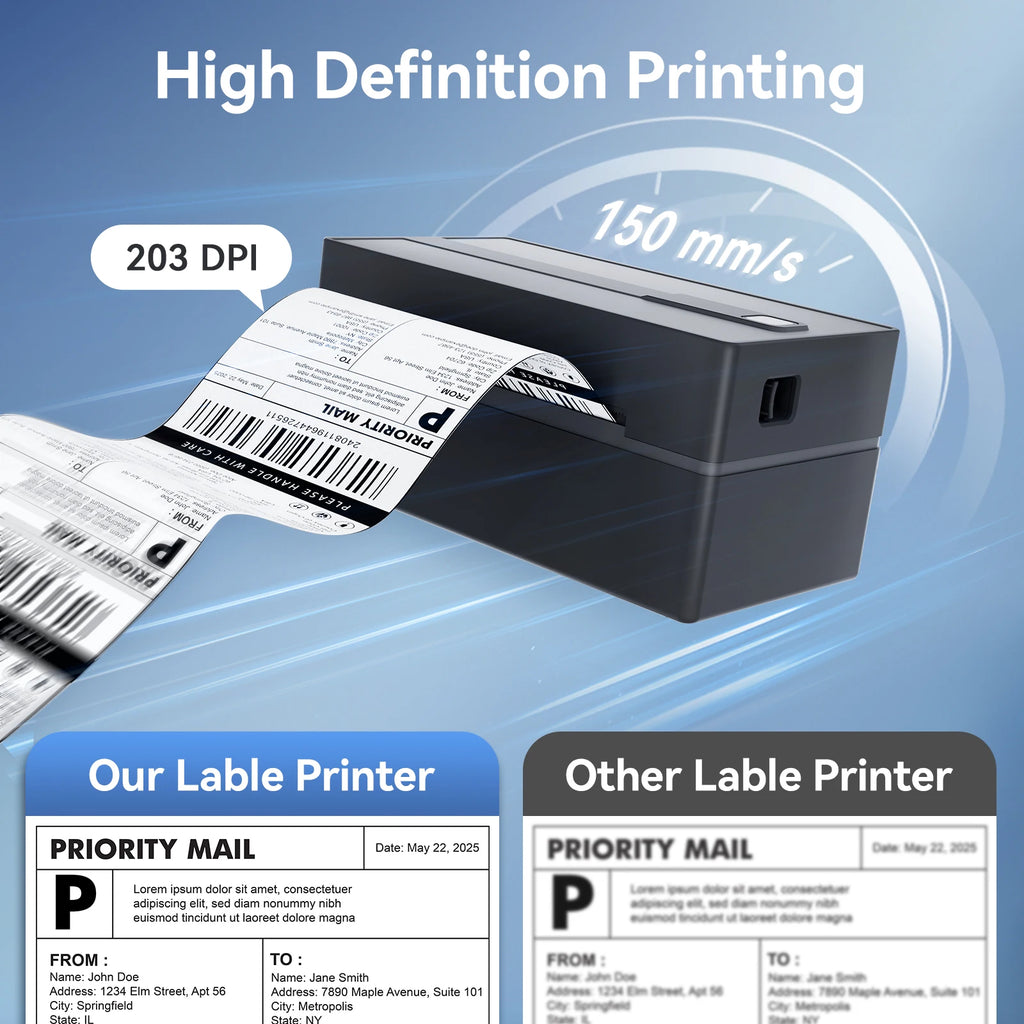 Begtro Pro 4X6 thermal shipping Label Printer-Wireless Bluetooth